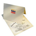 Paper Certificate Holder (11"x8 1/2" Sheet Size)